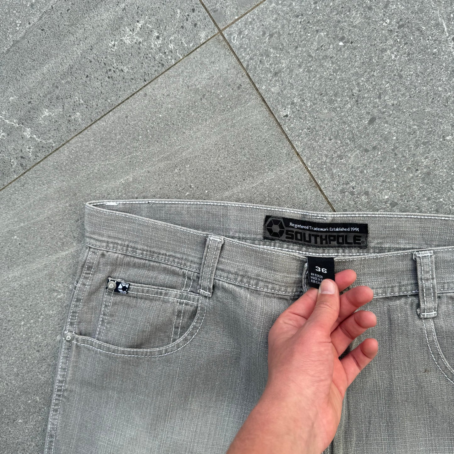 cleanest southpole jorts - 36”