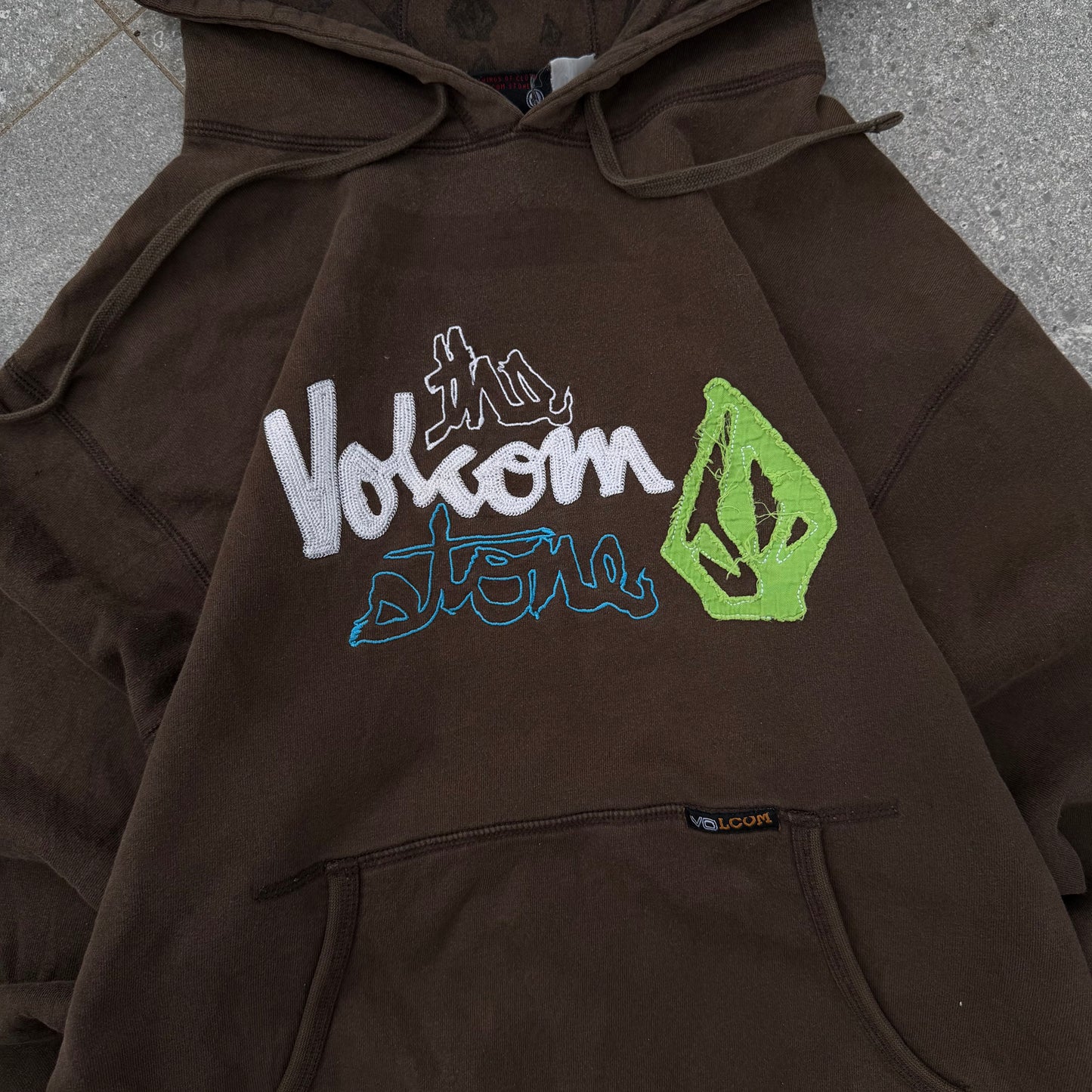 volcom embroidered spellout - S