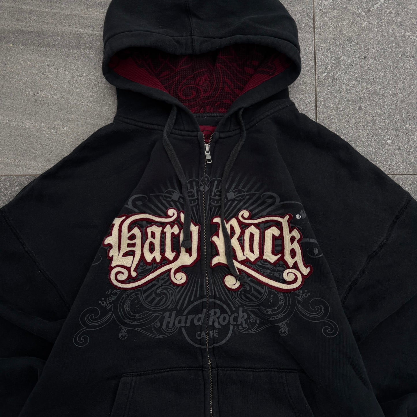 graillll hard rock hoodie - XL