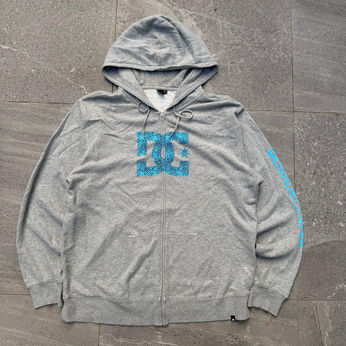 leopard dc logo arm hit zipup - XL