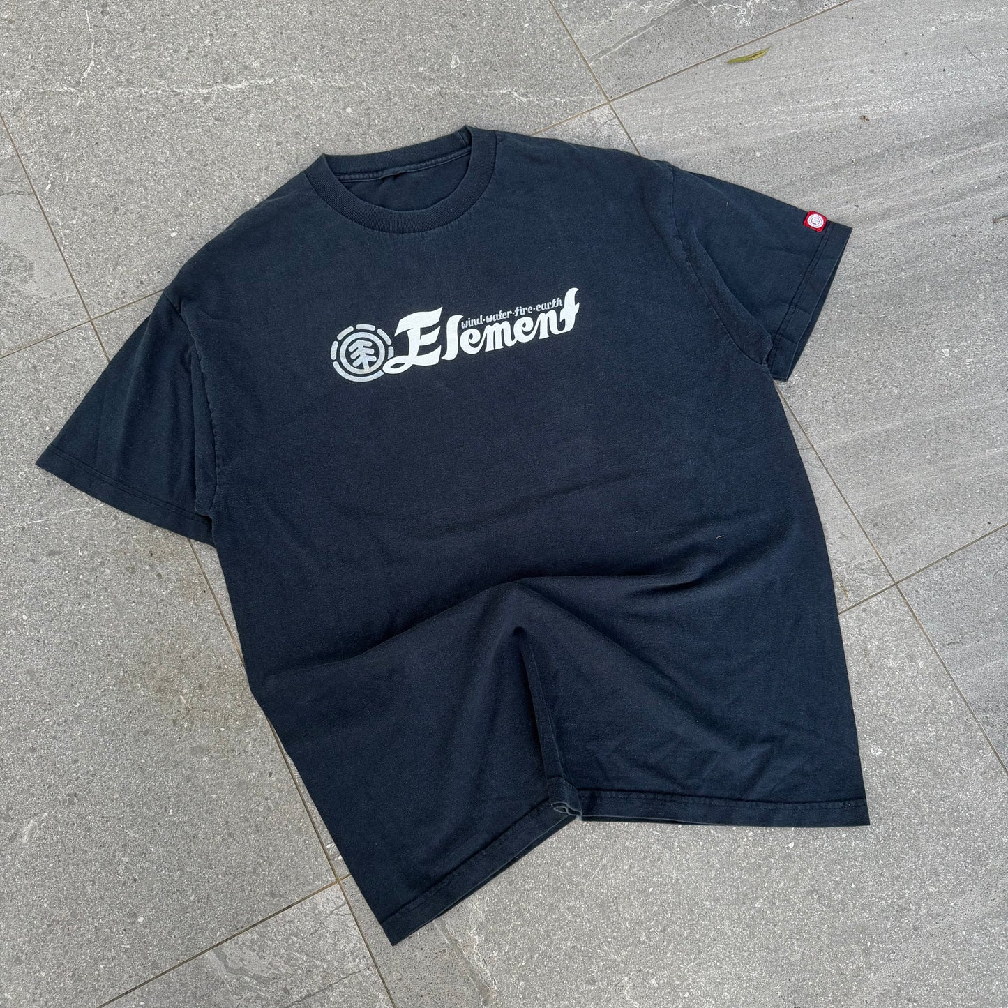 element vintage text tee - XL