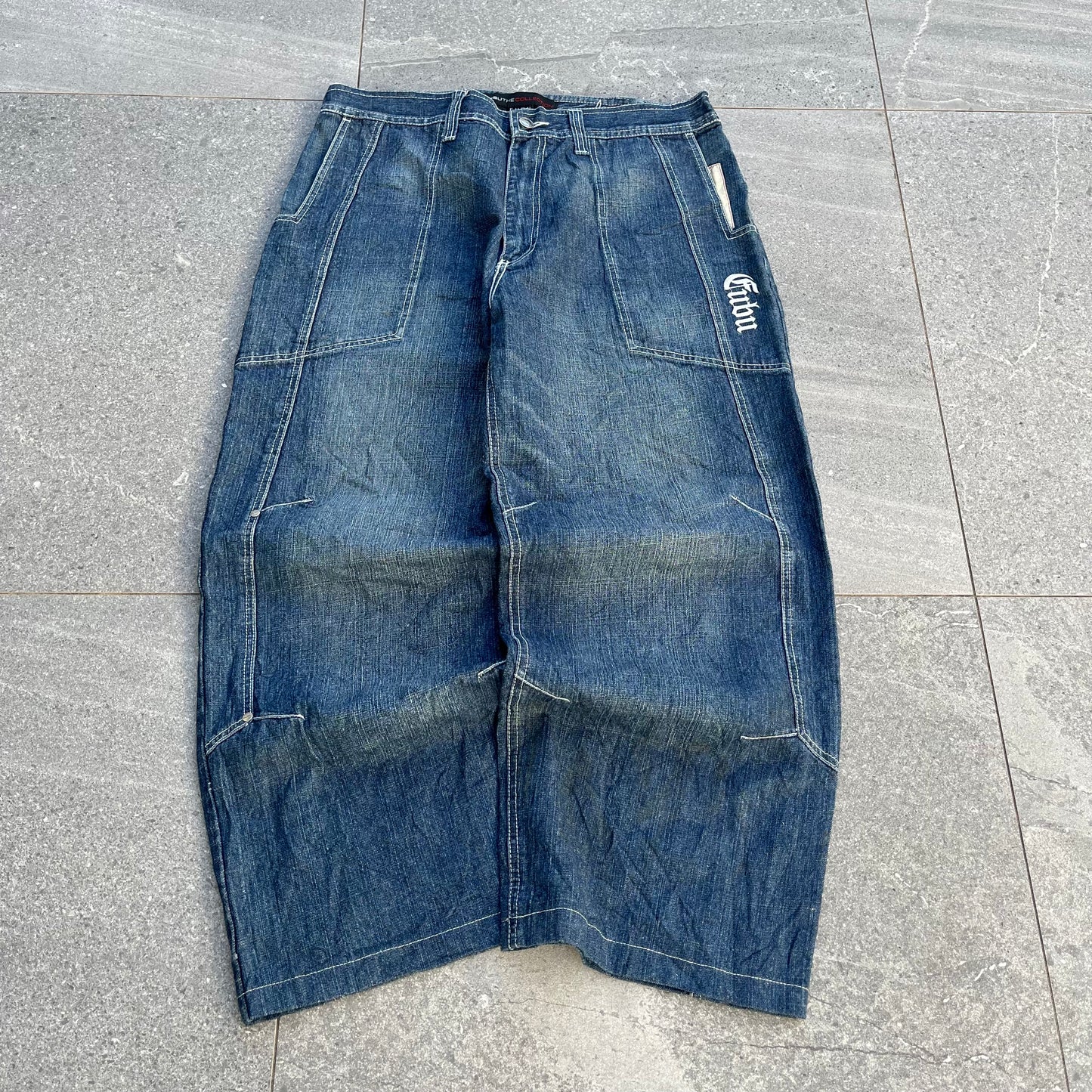 goated fubu jeans - 34x28”