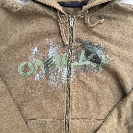 o’neill olive zip up - M
