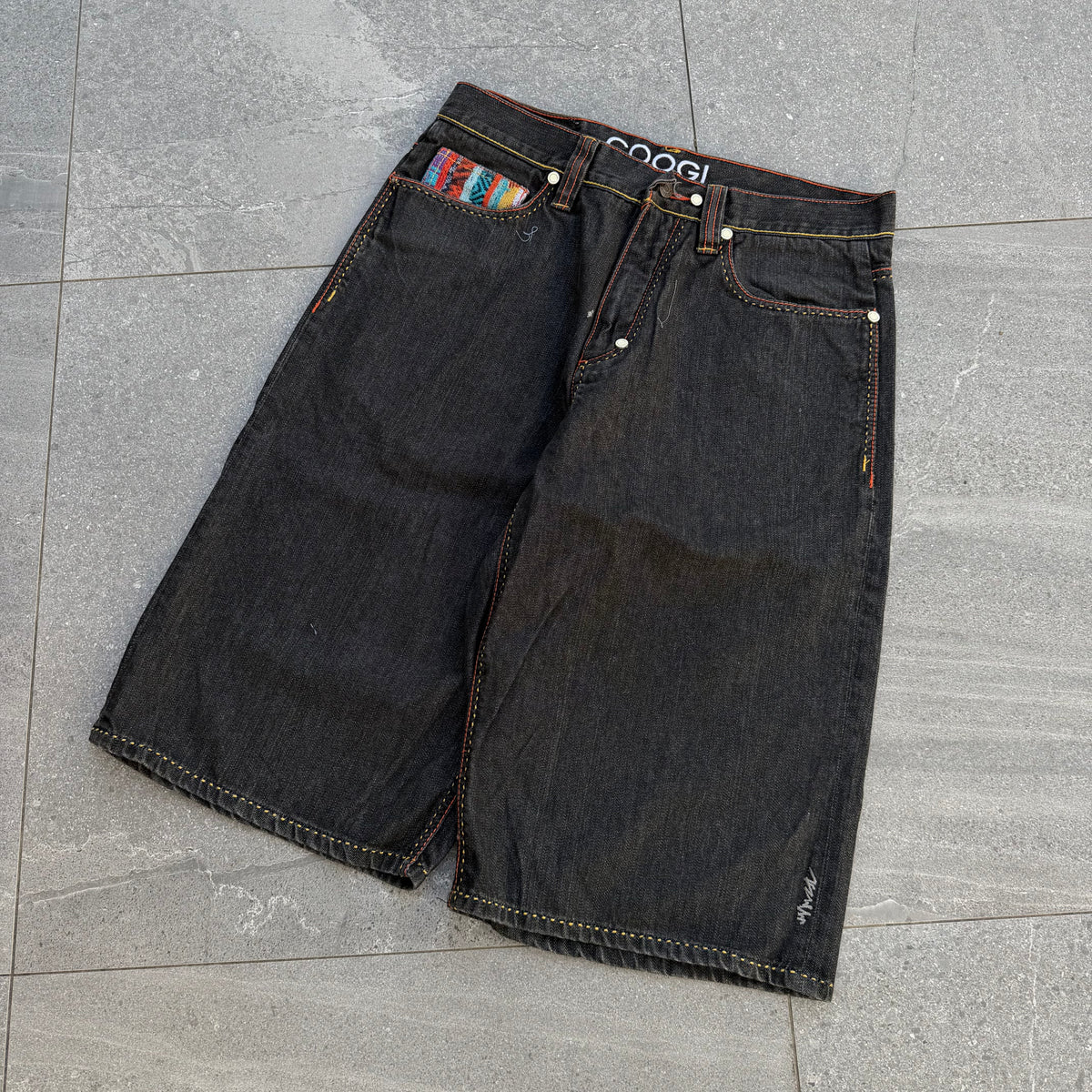 coogi 3d knit jorts - 34x15”
