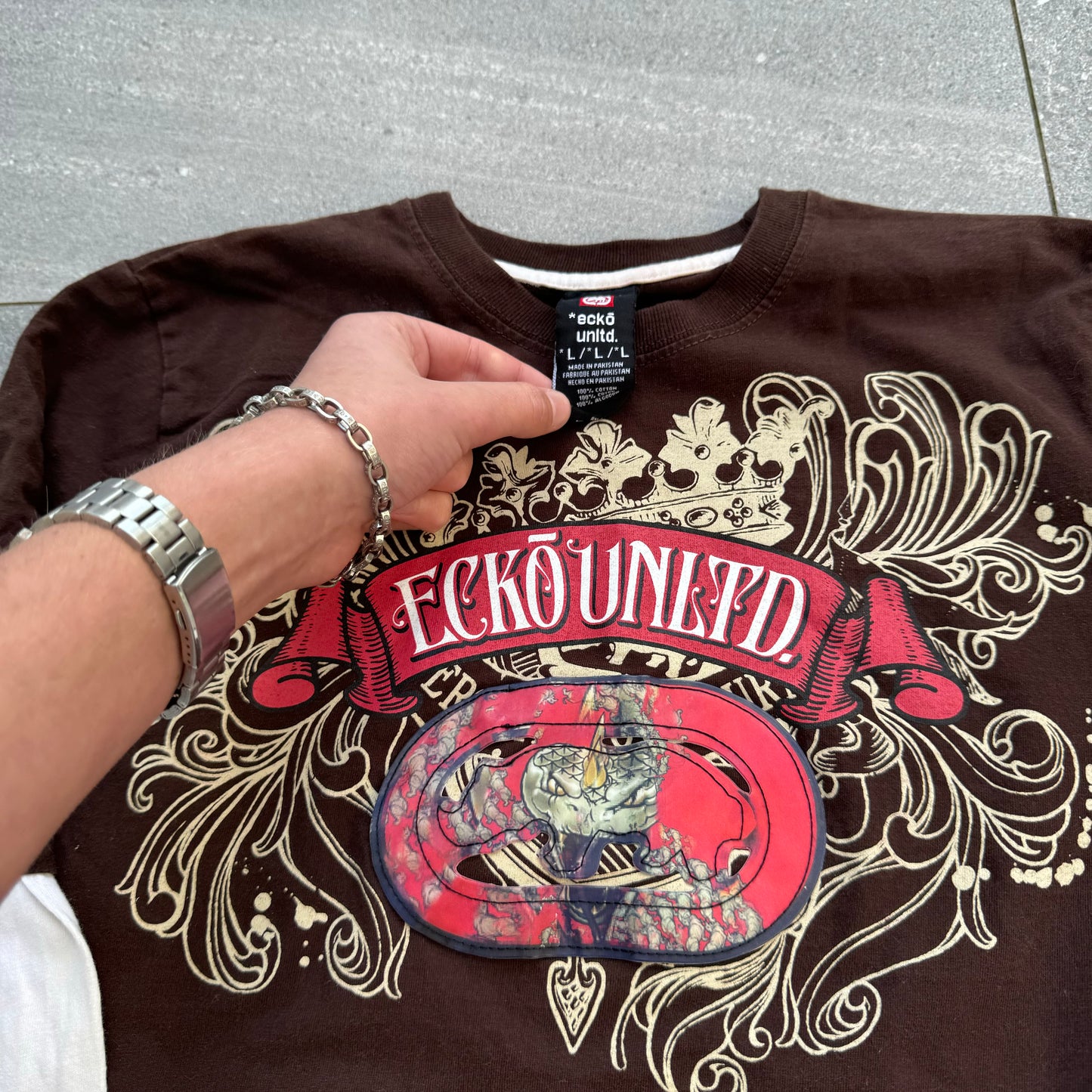 ecko built in longsleeve - S