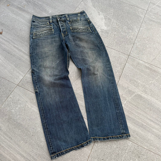 grail quiksilver bootcuts - 36x32”