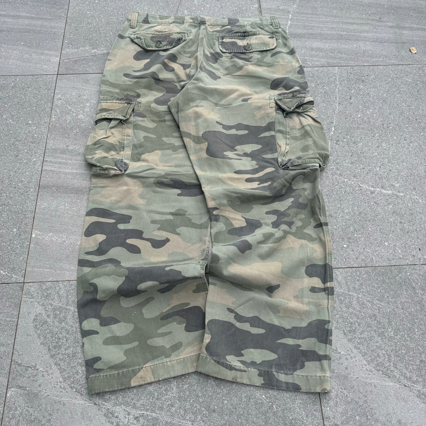 phaaaaat canyon river camo pants - 36x32”