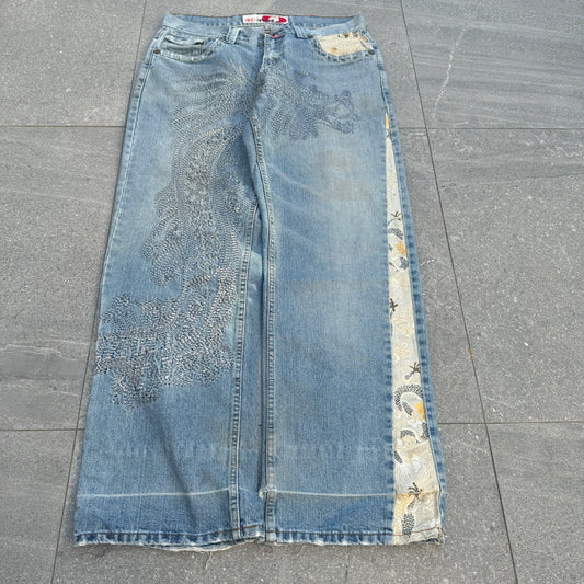 absolutely gorgeous take2 japanese jeans - 35x33”