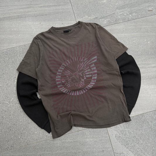 faded vans layered longsleeve - M