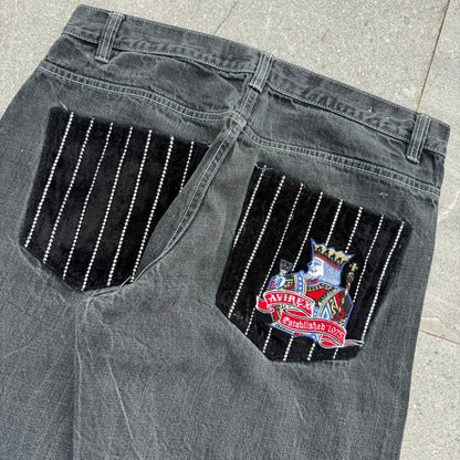 fatttest cleanest avirex jeans - 36x30”