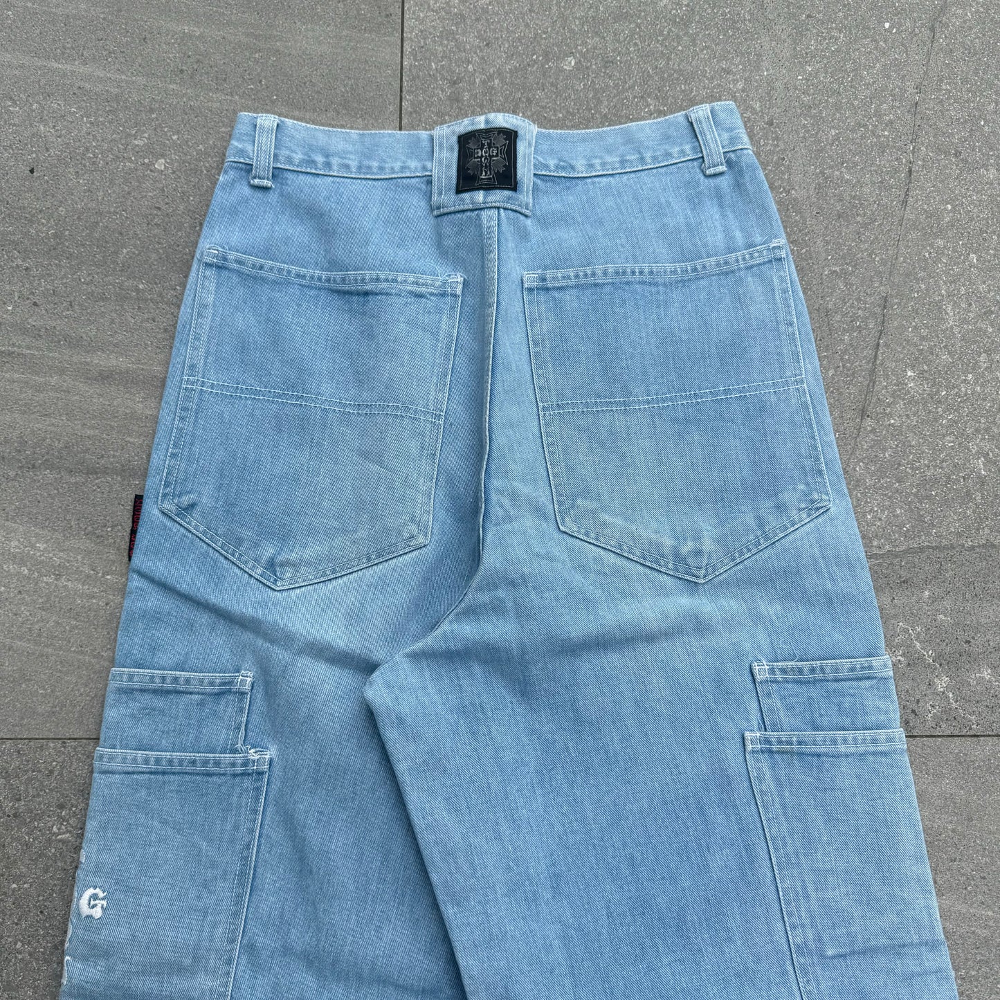 goated dogtown low pocket jeans - 31x31”