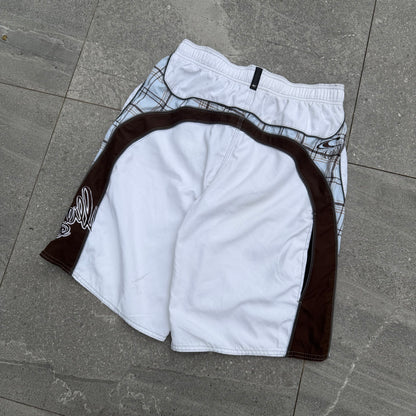 japanese plaid panelled oneills - 33”