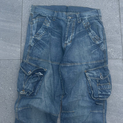 genuinely fucking beautiful bootcut cargos - 33x33”