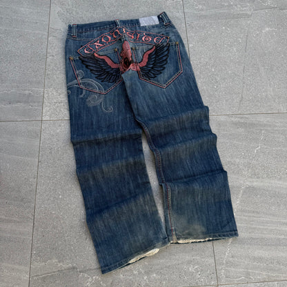 grail imperious jeans (actually impossible to find) - 34x32”