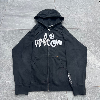 embroidered volcom zip - M