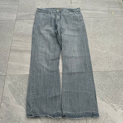 route66 grey fader bootcuts - 38x32”