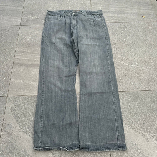 route66 grey fader bootcuts - 38x32”