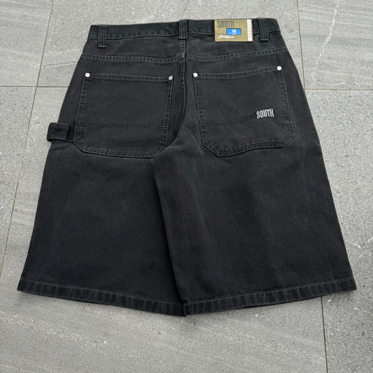 southpole blue tab jorts - 34”