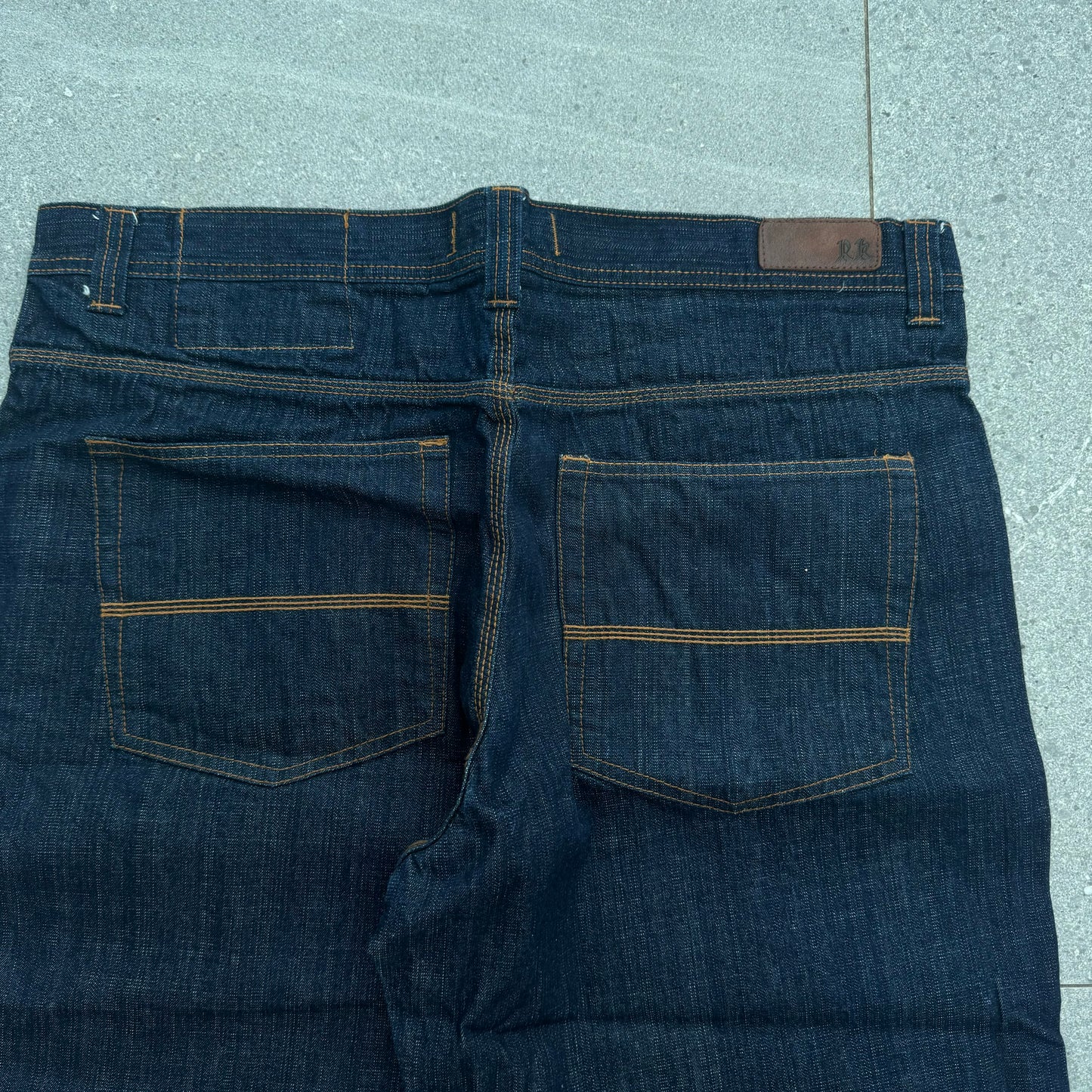 PEAAAK indigo heavyweight denim RR jeans - 40x32”