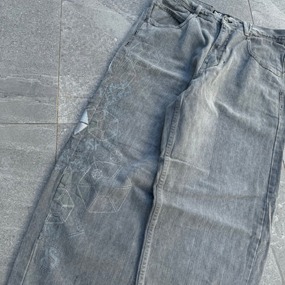 crazy southpole side hit jeans - 35x31”