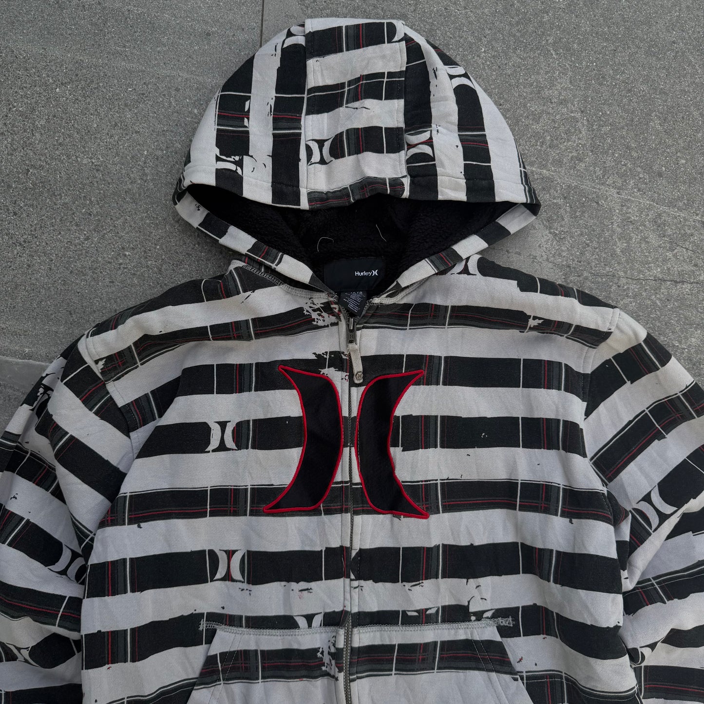 hard af hurley zip - S