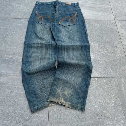 goat wash jeans - 36x33”