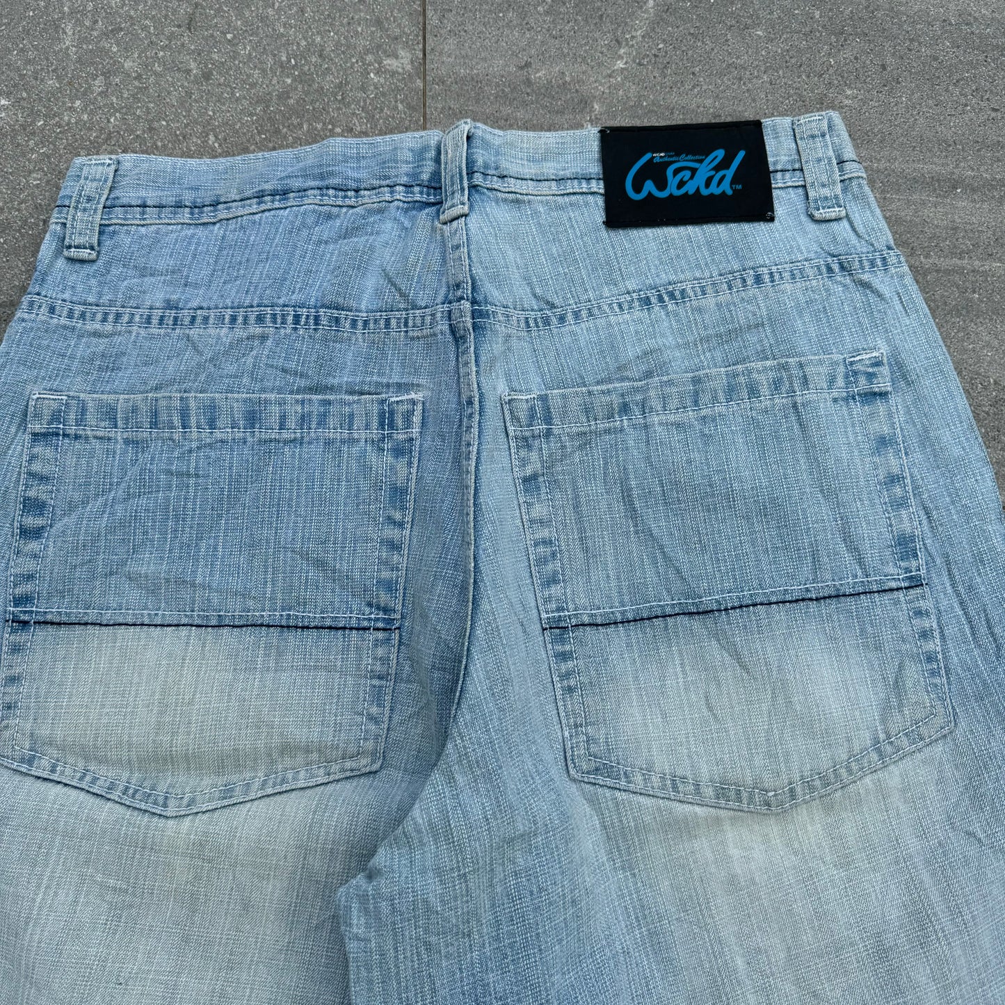 southpole style wckd jorts - 34x14”