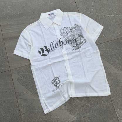 billabong button up - M