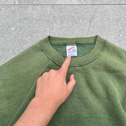 stunning emerald fade crewneck - 2XL
