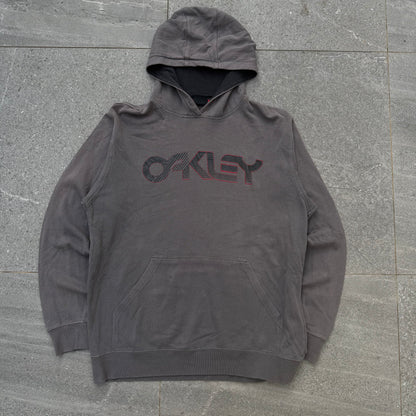 oakley charcoal spellout - L