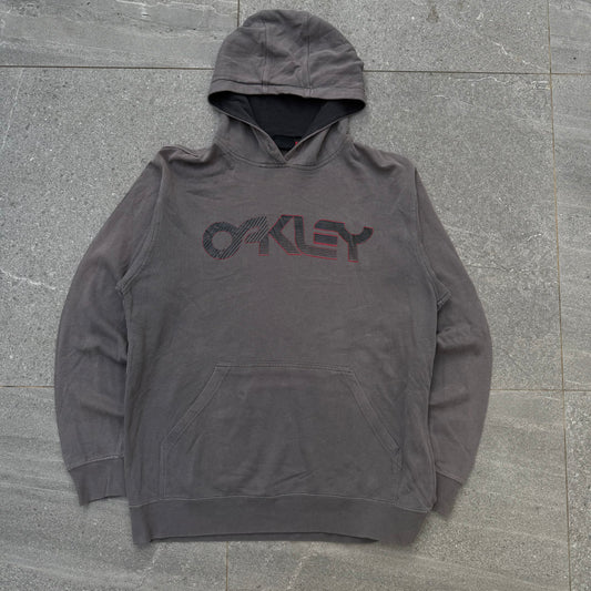 oakley charcoal spellout - L