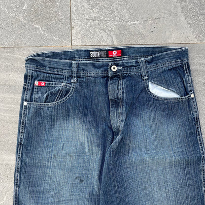 red tab jorts from heaven - 36x13”