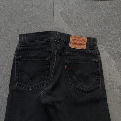 rare black faded levi’s bootcuts - 30x34”