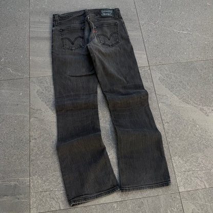 blacked out levi’s 527 - 30x30”
