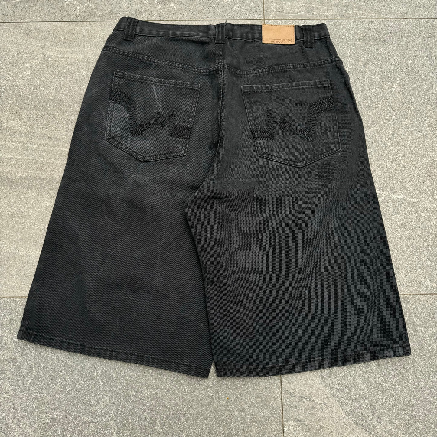 fat black jorts - 36”