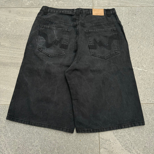 fat black jorts - 36”