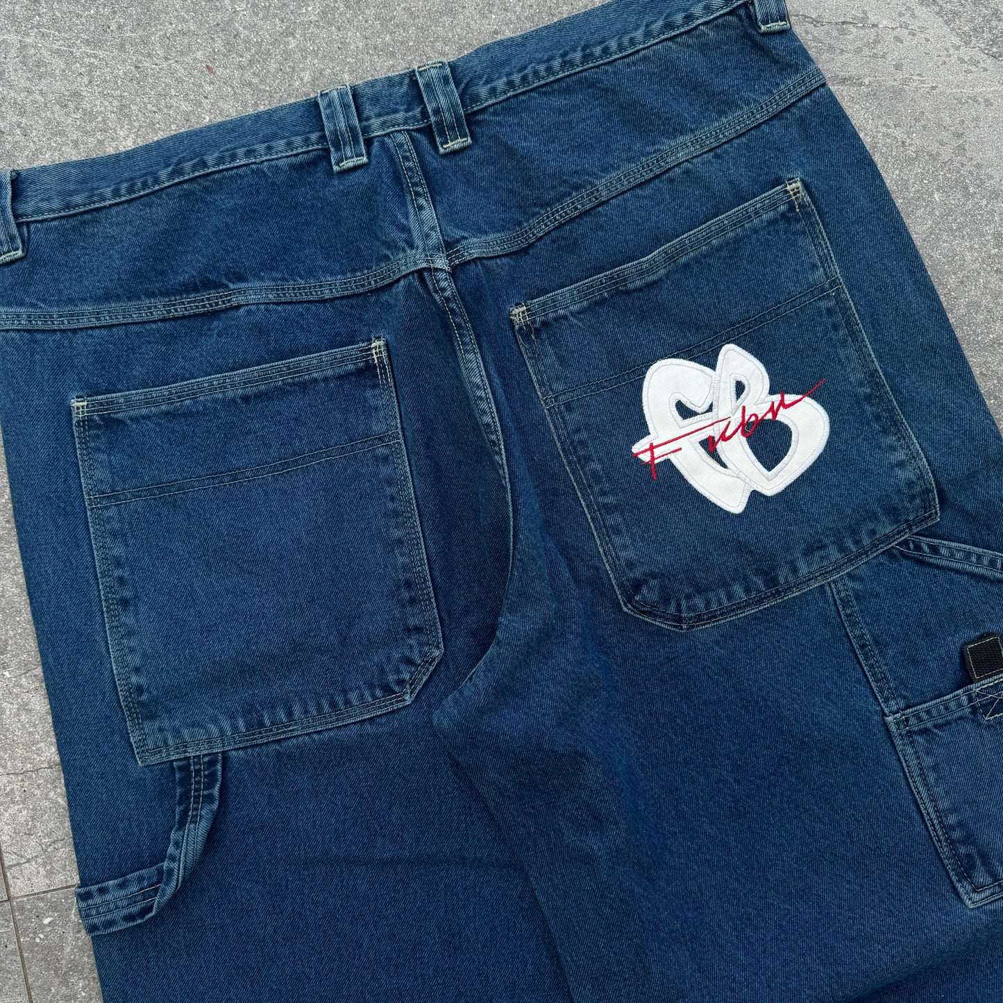 FAT fubu jeans - 40x25”