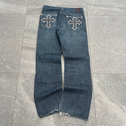 insane archair cross bootcuts - 32x32”