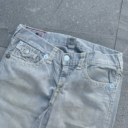 light grey truey bootcut - 34x33”