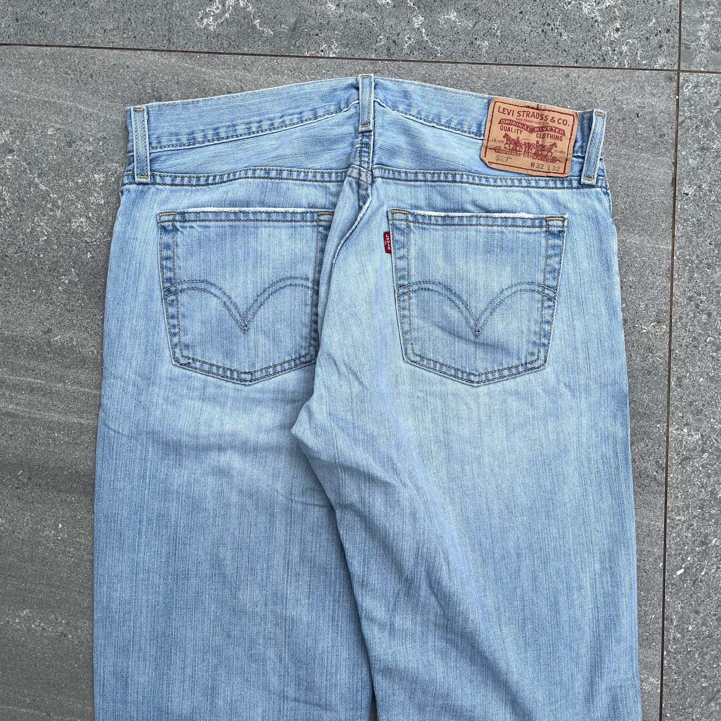 these are actually the best light wash 527 low bootcuts - 33x34”