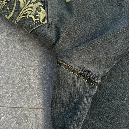 hardest crown holder jorts - 37x14”