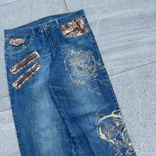 japanese bootcuts - 36x31”