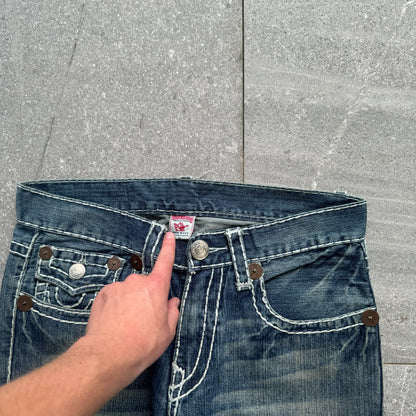 hard as fuck truey bootcuts - 34x33”