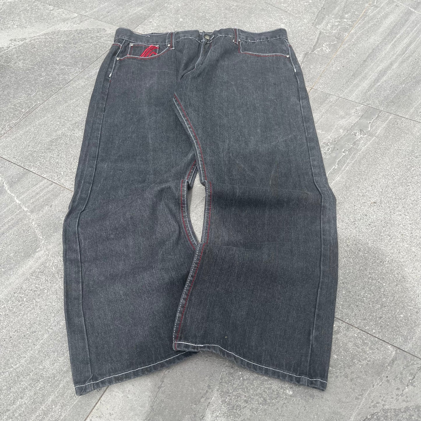 red stitched sacred crowns - 42x30”