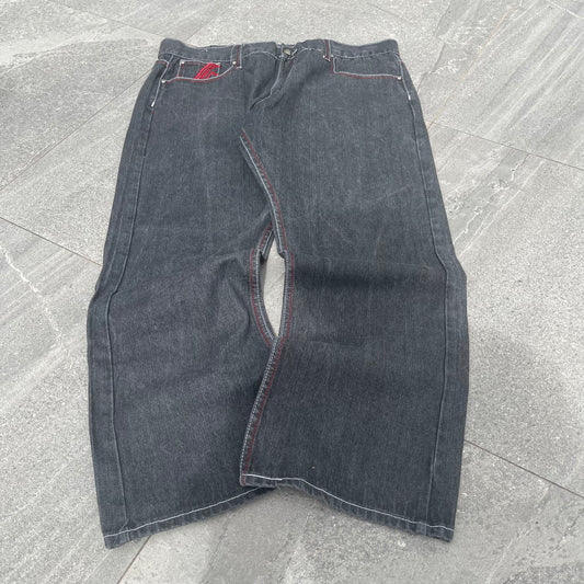 red stitched sacred crowns - 42x30”