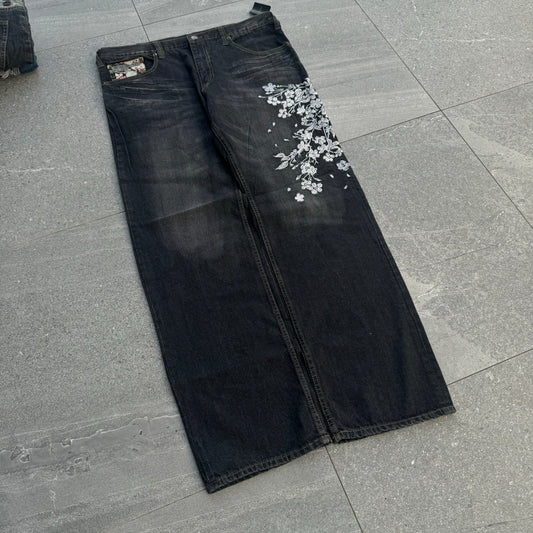 gorgeous koi carp jeans - 38x34”