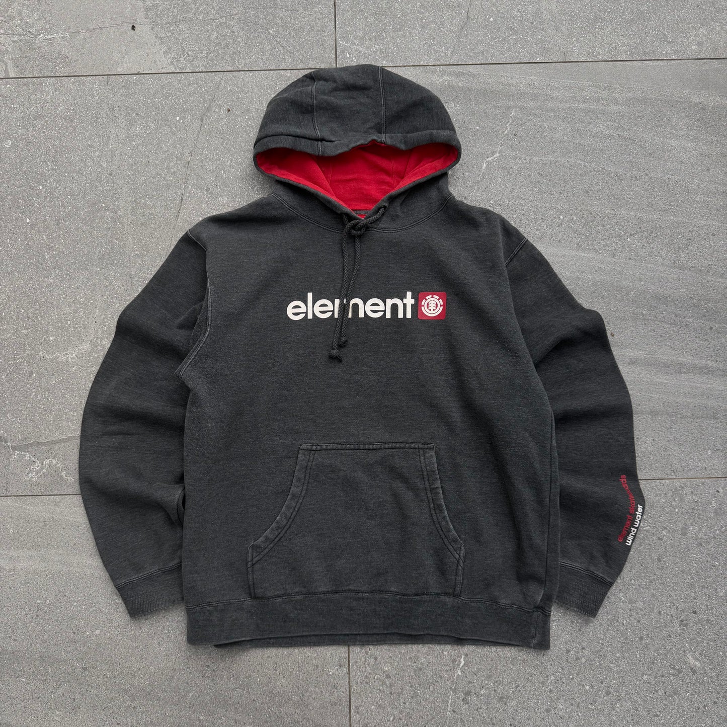 calm lil element hoodie - S