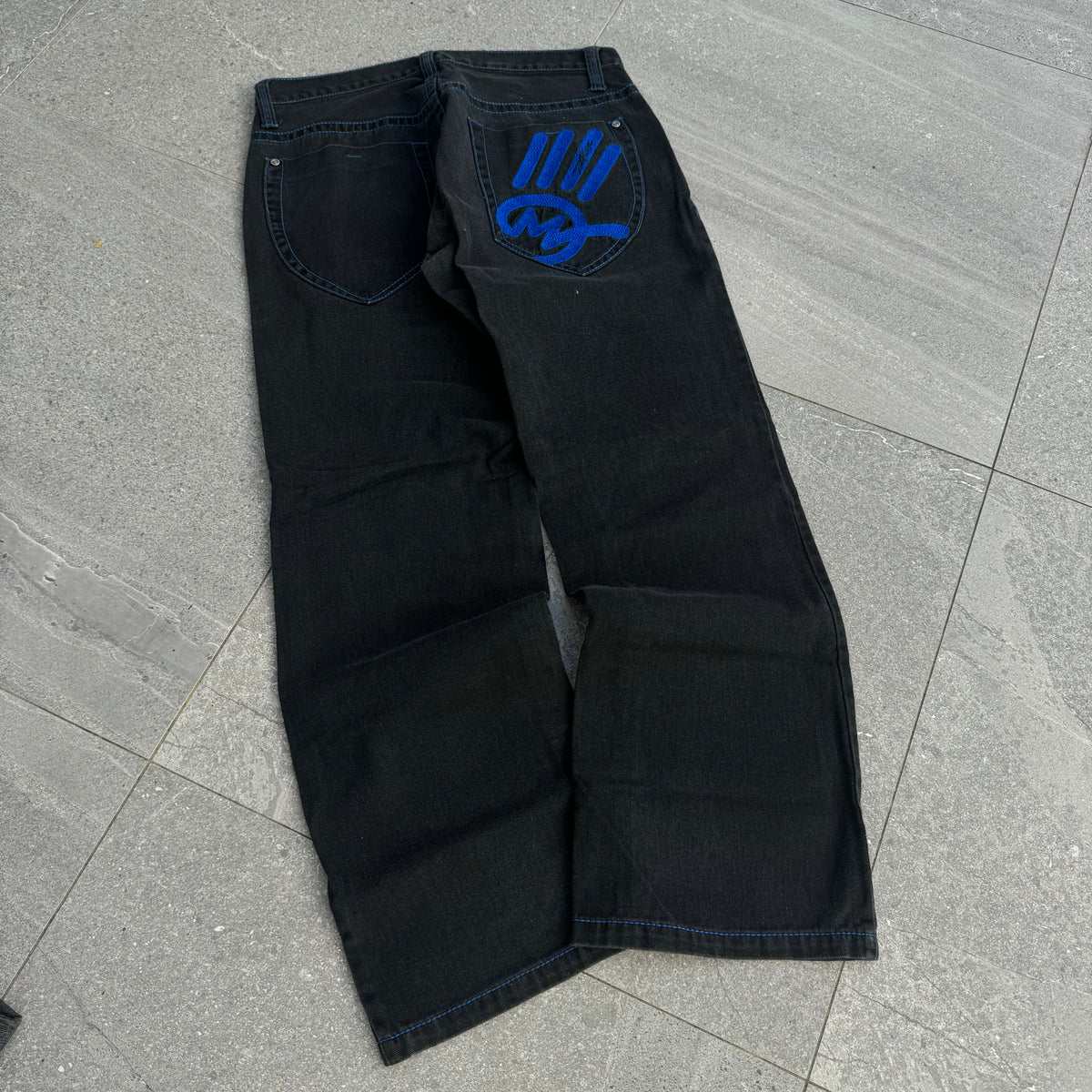 miskeen bootcut spec jeans - 36x31”