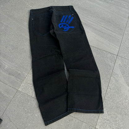 miskeen bootcut spec jeans - 36x31”