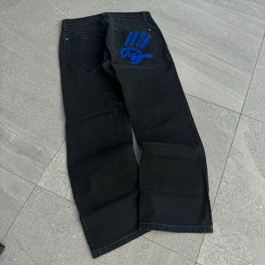 miskeen bootcut spec jeans - 36x31”